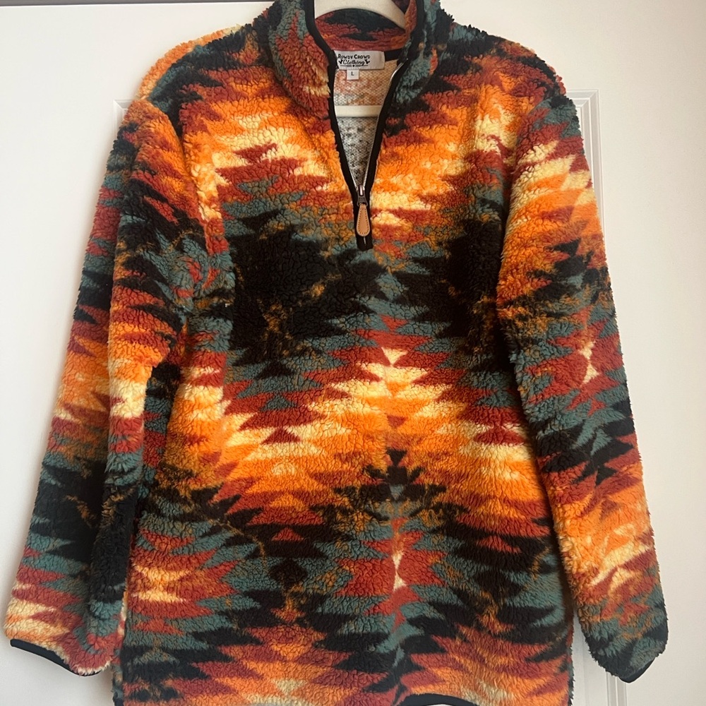 SOLD

Women's Aztec Fleece Pullover